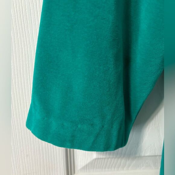 Vintage Velour Green Jacket The Villager Woman Plus Size 2X Made In Israel - Picture 6 of 8